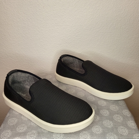 Allbirds Merino Wool Loungers size 9 in Natural Black w Natural White Sole - Picture 3 of 6